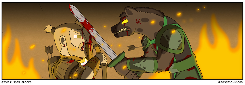 Fight intensity enlarged to show texture.